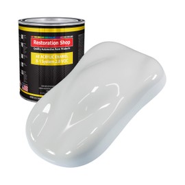Restoration Shop - Championship White Acrylic Enamel Auto Paint - Gallon Paint Color Only - Professional Single Stage High Gloss Automotive, Car, Truck, Equipment Coating, 2.8 VOC