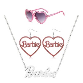 Hypoallergenic Earrings for Girls，Pink Heart Earrings for Women Girls Lover Heart Dangle Earrings Red Pink Acrylic Heart Earrings Lightweight Statement