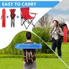 Anglechic Folding Camping Chairs with Cupholder and Carry Bag Portable