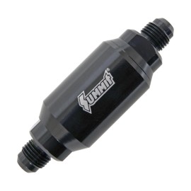 Summit Racing Full Flow Fuel Filter -6 AN Male Inlet / -6 AN Male Outlet 230102