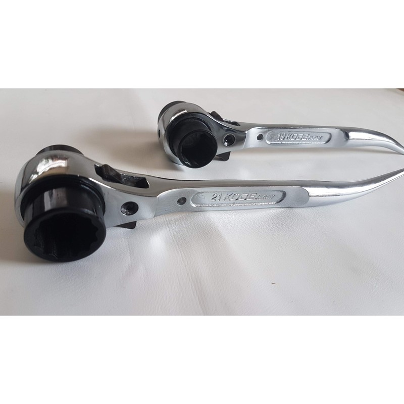 BBI LTD Scaffold Ratchet Podger Spanner 19&21 Steel Quality 10''