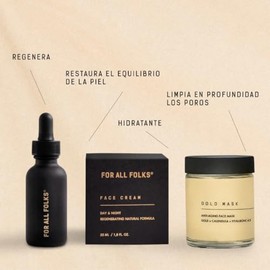 Recovery Kit Cuida y Regenera tu Piel a Profundidad con Ingredientes Naturales, Crema Facial y Aceite de Calndula  Mascarilla de Arcilla Antiedad.    
