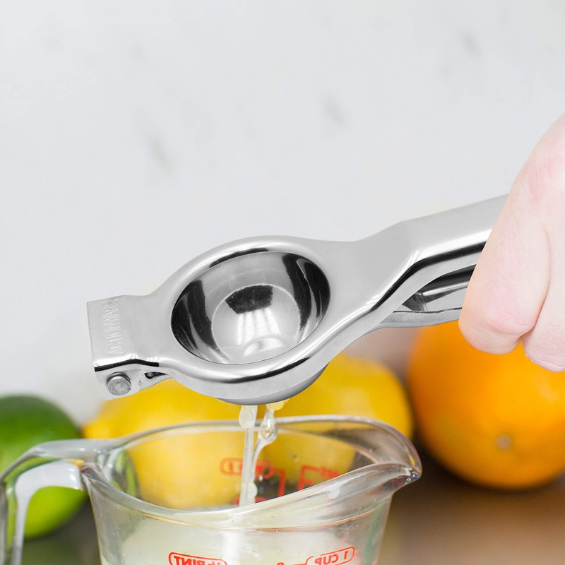 Actionware Stainless Steel Lemon Squeezer Heavy Duty Smooth Grip Quality