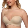 Exclare Women's Plus Size Invisible Seamless Anti-Slip Lift Push up