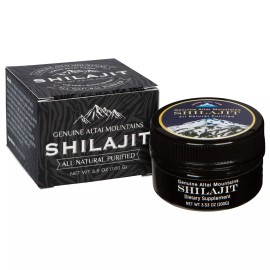 Gorno Altai Farm Pure Shilajit Resin 3.5oz/100g, 660 Servings - Potent Organic Fulvic Acid