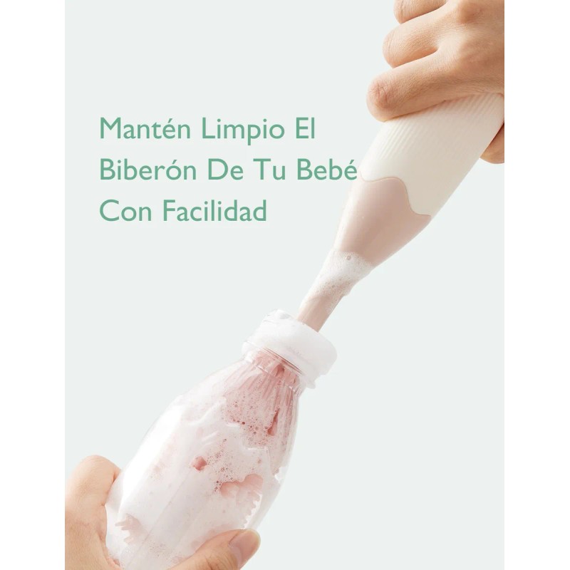 Momcozy Cepillo Limpiar Para Biberones Bebé Rosa Ls002, Cepillo Limpiador
