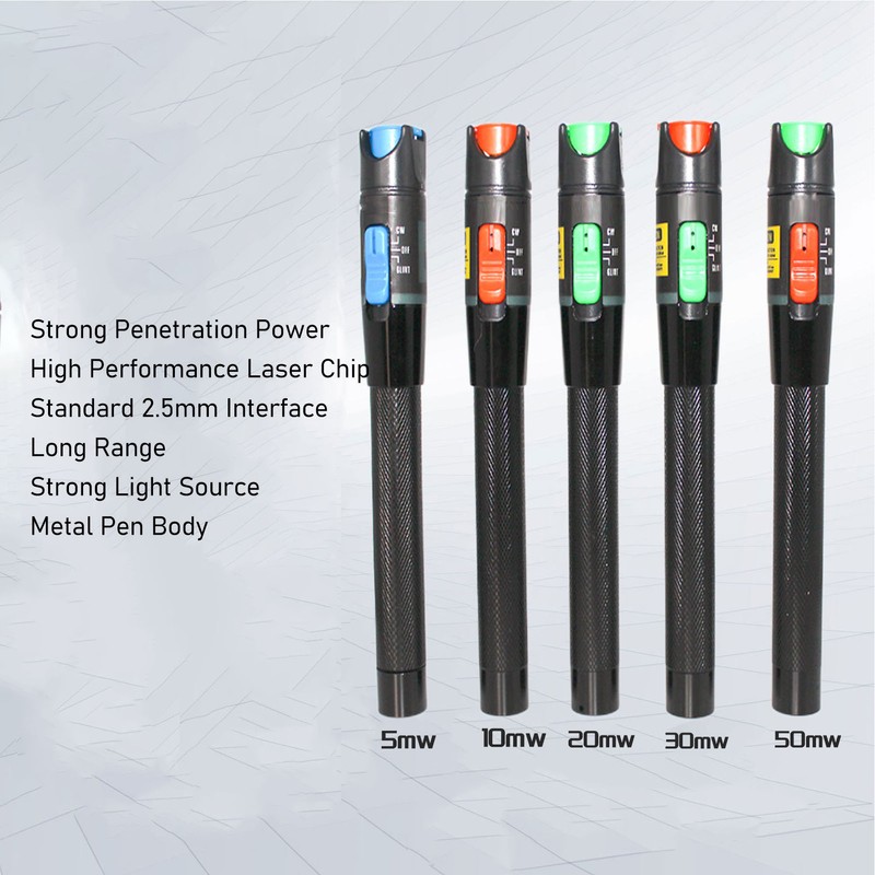 Visual Fault Locator VFL 5MW 630‑670nm 2.5mm Interface Fiber Optic