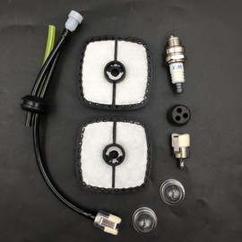 IBVIBV Air Filter spark plug Compatible with Shindaiwa DH212 DH232 DH235 T235 EB212 FH235 HT232 Echo PE-265 GT-1100 GT-2000R GT-201R PPF-210 SRM-211 SRM-210SB