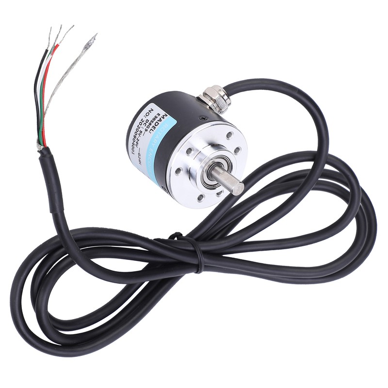 Encoder 5‑24V DC AB 2 Phase Incremental Rotary Solid Shaft