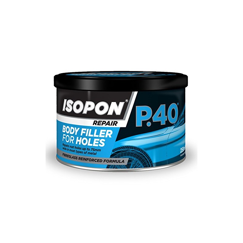 Reinforced Glass Fibre Bridging Compound Tin U-Pol 250ml P40