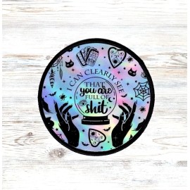Country Grace With Alisha Magic Ball Funny Hat Patch Sublimation DYI Fabric Patch Glue Iron On Sew
