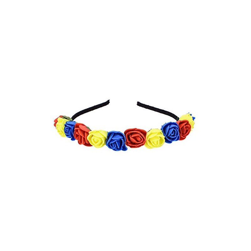 Love Sweety BOHO Floral Crown Rose Flower Headband Hair Wreath