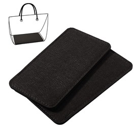 PH PandaHall Pack of 2 Handbags Floor Shaper 9 x 4.8 Inch Black Handbag Shaper Bag Floor Felt Bag Shaper Purse for DIY Shopping Bag Crochet Bag Backpack
