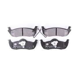 HELLA PAGID Rear Brake Pads - with Acoustic Wear Warning - Four Brake Pads per Set - T1535 - for Jeep - 8DB 355 012-181