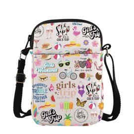 Girls Trip Crossbody Bag Girls Vacation Travel Bag Bachelorette Party Gift Besties Trip Gift Girls Weekend Gift Travel Lovers Gift (G Trip Cross)