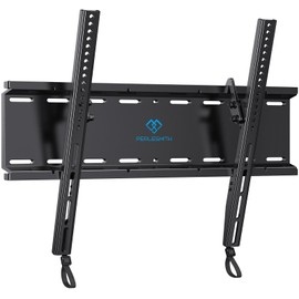 PERLESMITH Tilting TV Wall Mount Bracket Low Profile for Most 23-60 inch LED LCD OLED, Plasma Flat Screen TVs with VESA 400x400mm Weight up to 115lbs, Fits 16" Wood Stud