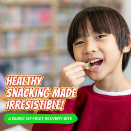 Bliss Life Freeze Dried Candy Bites – Strawberries & Cream, S'mores, Caramel Apple, Orange Creamsicle – Healthy Freeze-Dried Fruit Snacks – All-Natural, Gluten-Free, and Delicious Candy Alternatives (Strawberries and Cream, 1 Count)