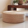 Hand Made Plaited Futon Mat Bulrush Mat Floor Mat Round