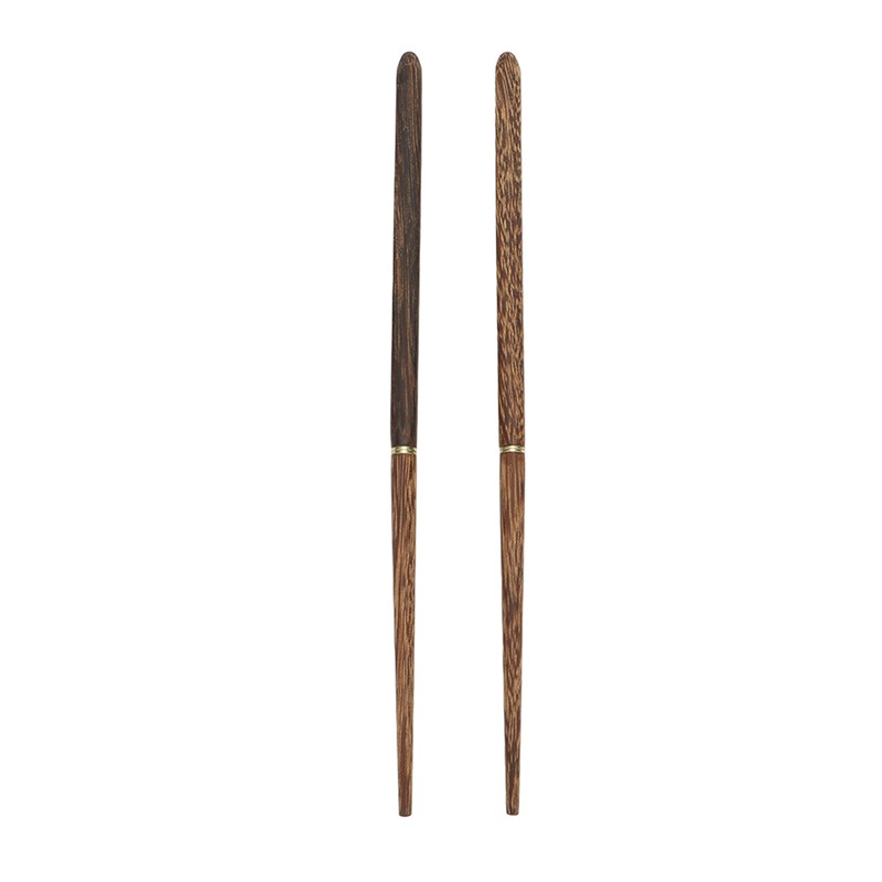 Foldable Wood Chopsticks Portable Detachable Wooden Flatware Chopsticks for Outdoor