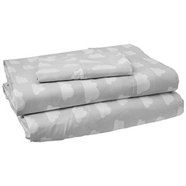 Pointehaven 200GRCLDSSTW Sheet Set, Twin, Gray