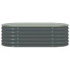 Galvanized Steel Gray 63"x31.5"x17.3" Garden Raised Bed Premium Garden SuppliesColor: