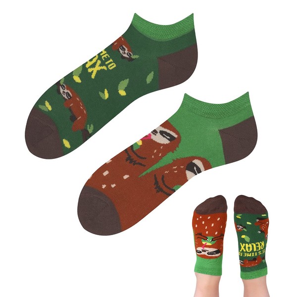 TODO Colours Funny Socks with Motif - Multicoloured, Colourful, Crazy