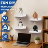 Small Wall Shelf,Small Floating Shelves for Wall,Mini Plants Shelf Wood