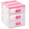 Lovely Girls Multi-layers Desktop Plastic Storage Box Cute Locker Decor