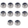 FJmark Lock Nut, Anti-Loose, Hexagonal, Rust Resistant, Stainless Steel, Pack