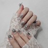 [M;H #] Silver Mood Handmade Nail Tips - Required to