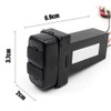 vigorstreng Car Plug konsentoo-toka- 2.1 A 2 * USB Port