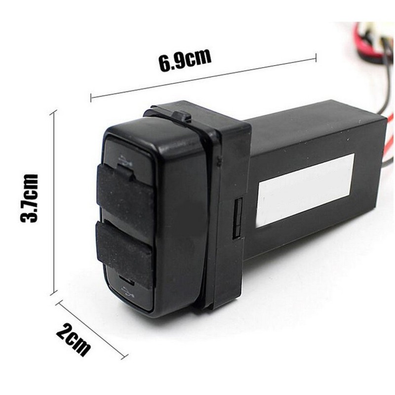 vigorstreng Car Plug konsentoo-toka- 2.1 A 2 * USB Port