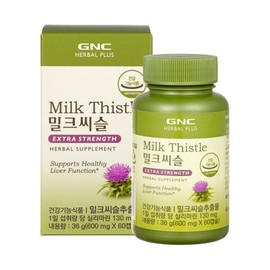 GNC Milk Thistle 60 Capsules (30-Day Supply) / 지엔씨 GNC 밀크씨슬 60캡슐 (30일분)