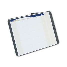 Quartet Calendar Whiteboard, Monthly, 23" x 17" Dry Erase Board, Designer Tack & Write, Black Frame (CT2317)