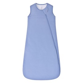 HAPIU Unisex Rayon Made from Bamboo Baby Sleep Sack TOG 1.0, 2-Way Zipper YKK, Wearable Blanket Baby,6-18 Months,Blue