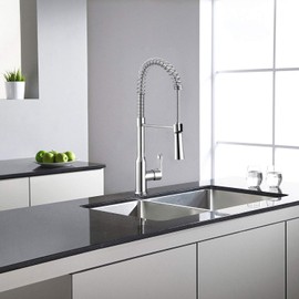 SAFAVIEH KCF2560C Solea Collection Euphoria Kitchen Faucet, Chrome