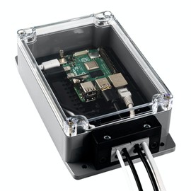 Sixfab Outdoor IP65 Project Enclosure | for Raspberry Pi & Arduino & Development Boards | D:4.9 x W:8.3 x H:2.3 (inches) | Dustproof/Water-Resistant | IoT