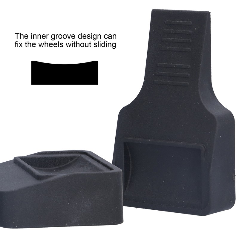 4Pcs Wheel Stoppers U Shaped Wheels Caster Cups Accessory for