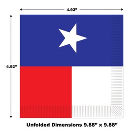 Beistle Texas Beverage Napkins