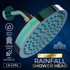 Rainfall Shower Head - 6" High Pressure Shower Heads -