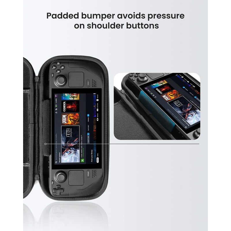 tomtoc Carrying Case Compatible with Steam Deck/OLED, Protective case, Hard