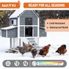 MAYKI Automatic Chicken Coop Door Solar Powered, Accessories Extra-Large with