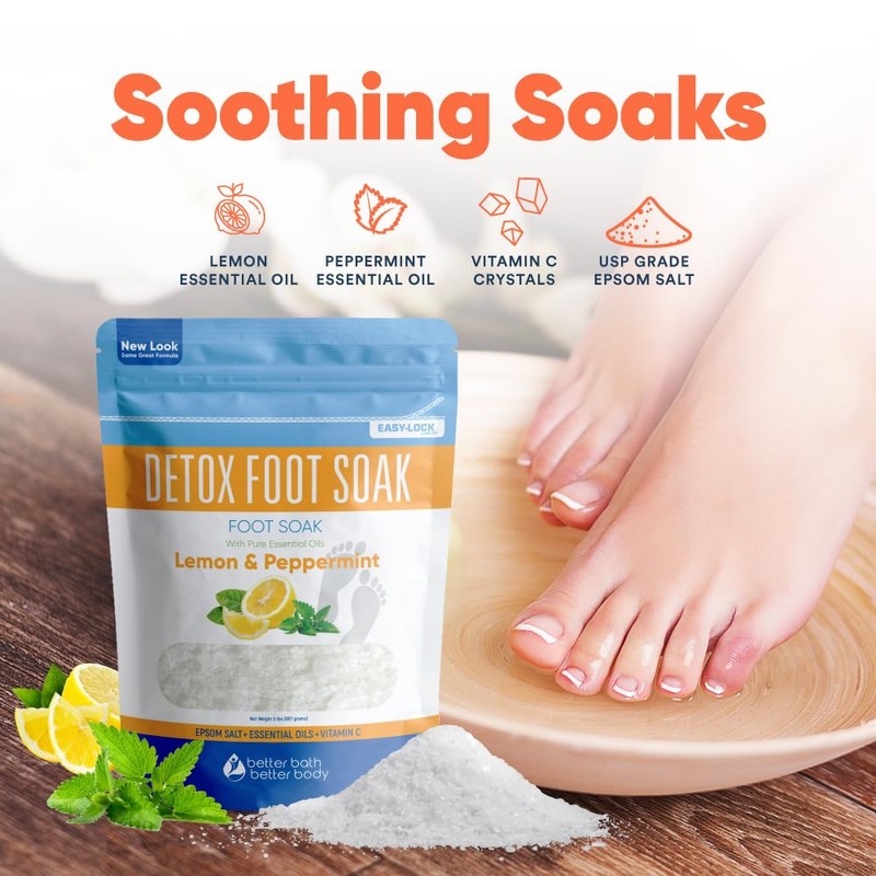 Detox Foot Soak (2 LBs) Epsom Salt Foot Soak with