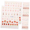 Baluue 2sets Easter Nail Art Stickers Bunny Rabbit Nail Decals
