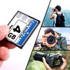 Gokelomg Professional 4GB Compact Flash Memory Card (Whiteandblue)