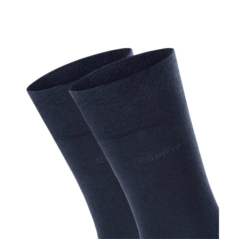 ESPRIT Men Basic Easy 2-Pack socks, 2 pairs, UK size