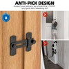 180 Degree Flip Sliding Barn Door Lock for Privacy -
