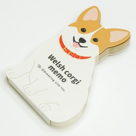 Greeting Life Animal Die Cut Memo Corgi ETN-183