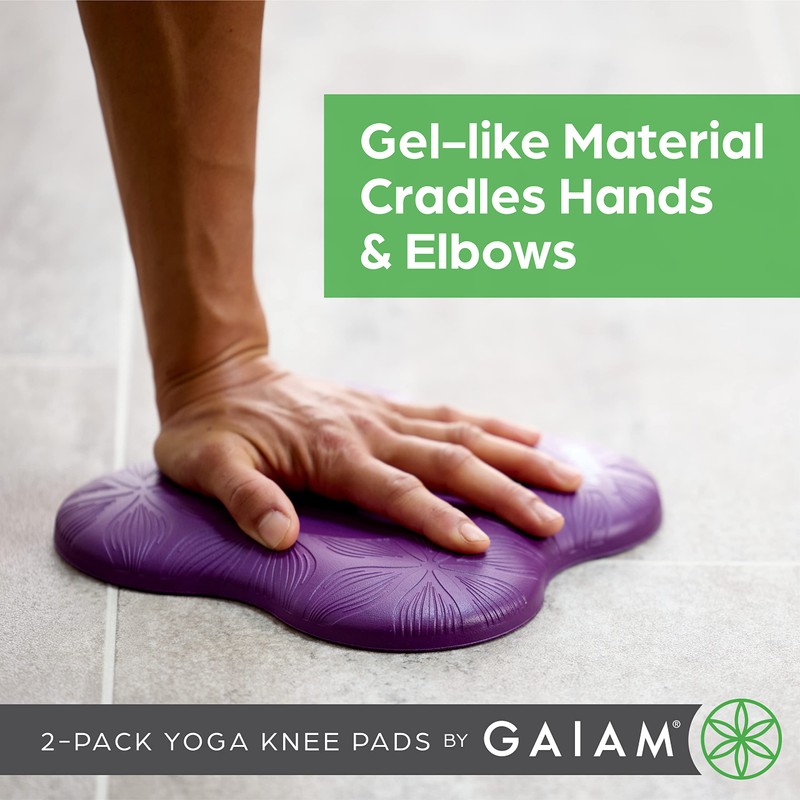 Gaiam Yoga Knee Pad Cushions (Set of 2)