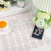 Towfed 214 Pcs 8 Sheets Pearl Self Adhesive Stickers 6